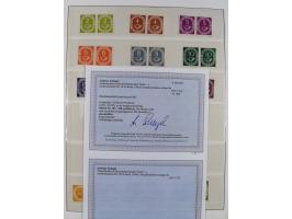 1951/94, postfrische Sammlung Dauerserien, dabei Posthorn in waagerechten oder senkrechten Paaren mit 3 Attesten und 6 Befund