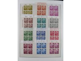 1951/94, postfrische Sammlung Dauerserien, dabei Posthorn in waagerechten oder senkrechten Paaren mit 3 Attesten und 6 Befund