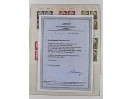 1951/94, postfrische Sammlung Dauerserien, dabei Posthorn in waagerechten oder senkrechten Paaren mit 3 Attesten und 6 Befund