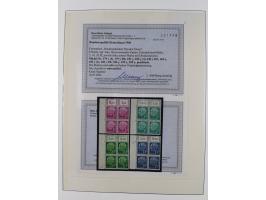 1951/94, postfrische Sammlung Dauerserien, dabei Posthorn in waagerechten oder senkrechten Paaren mit 3 Attesten und 6 Befund