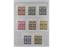 1951/94, postfrische Sammlung Dauerserien, dabei Posthorn in waagerechten oder senkrechten Paaren mit 3 Attesten und 6 Befund