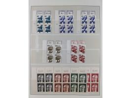 1951/94, postfrische Sammlung Dauerserien, dabei Posthorn in waagerechten oder senkrechten Paaren mit 3 Attesten und 6 Befund