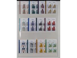 1951/94, postfrische Sammlung Dauerserien, dabei Posthorn in waagerechten oder senkrechten Paaren mit 3 Attesten und 6 Befund