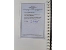 1951/54, gestempelte und meist postfrische Sammlung Zusammendrucke Posthorn und Heuss mit vielen geprüften Stücken wie H-Bl. 