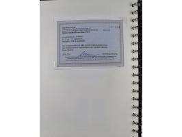 1951/54, gestempelte und meist postfrische Sammlung Zusammendrucke Posthorn und Heuss mit vielen geprüften Stücken wie H-Bl. 