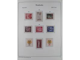 1948/90, postfrische komplette Sammlung Berlin im Vordruck-Album, dabei Besonderheiten wie Mi. 33 verschobener Aufdruck, gepr