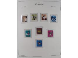 1948/90, postfrische komplette Sammlung Berlin im Vordruck-Album, dabei Besonderheiten wie Mi. 33 verschobener Aufdruck, gepr