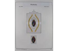 1948/90, postfrische komplette Sammlung Berlin im Vordruck-Album, dabei Besonderheiten wie Mi. 33 verschobener Aufdruck, gepr