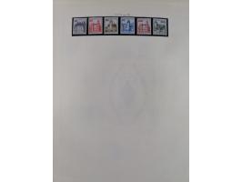 1948/90, postfrische komplette Sammlung Berlin im Vordruck-Album, dabei Besonderheiten wie Mi. 33 verschobener Aufdruck, gepr