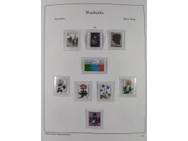 1948/90, postfrische komplette Sammlung Berlin im Vordruck-Album, dabei Besonderheiten wie Mi. 33 verschobener Aufdruck, gepr