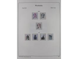 1948/90, postfrische komplette Sammlung Berlin im Vordruck-Album, dabei Besonderheiten wie Mi. 33 verschobener Aufdruck, gepr