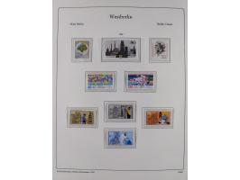 1948/90, postfrische komplette Sammlung Berlin im Vordruck-Album, dabei Besonderheiten wie Mi. 33 verschobener Aufdruck, gepr