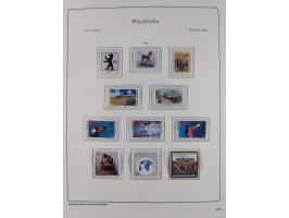 1948/90, postfrische komplette Sammlung Berlin im Vordruck-Album, dabei Besonderheiten wie Mi. 33 verschobener Aufdruck, gepr