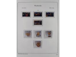 1948/90, postfrische komplette Sammlung Berlin im Vordruck-Album, dabei Besonderheiten wie Mi. 33 verschobener Aufdruck, gepr