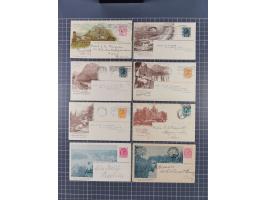 1899/1911 (ca.), 16 illustrated postal stationery cards with scenic views, imprinted Canadian Pacific Railway Company on the 