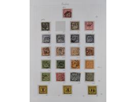 1851/68, ungebrauchte und gestempelte Sammlung mit besseren Marken, Farben und Besonderheiten. Dabei u.a,. Mi.-Nr. 1a gestemp