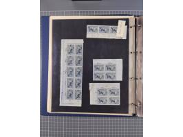 1922, meist postfrische, reichhaltige Prüf- und Vergleichssammlung der Mi.-Nr. 196, dabei viele Einzelmarken, Druckereizeiche