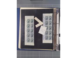 1922, meist postfrische, reichhaltige Prüf- und Vergleichssammlung der Mi.-Nr. 196, dabei viele Einzelmarken, Druckereizeiche