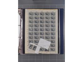 1922, meist postfrische, reichhaltige Prüf- und Vergleichssammlung der Mi.-Nr. 196, dabei viele Einzelmarken, Druckereizeiche