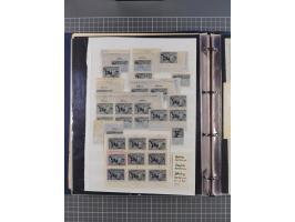 1922, meist postfrische, reichhaltige Prüf- und Vergleichssammlung der Mi.-Nr. 196, dabei viele Einzelmarken, Druckereizeiche