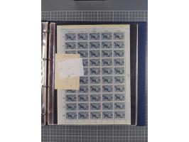 1922, meist postfrische, reichhaltige Prüf- und Vergleichssammlung der Mi.-Nr. 196, dabei viele Einzelmarken, Druckereizeiche