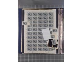 1922, meist postfrische, reichhaltige Prüf- und Vergleichssammlung der Mi.-Nr. 196, dabei viele Einzelmarken, Druckereizeiche