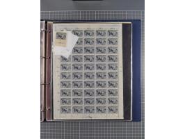 1922, meist postfrische, reichhaltige Prüf- und Vergleichssammlung der Mi.-Nr. 196, dabei viele Einzelmarken, Druckereizeiche