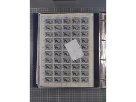 1922, meist postfrische, reichhaltige Prüf- und Vergleichssammlung der Mi.-Nr. 196, dabei viele Einzelmarken, Druckereizeiche