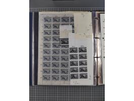 1922, meist postfrische, reichhaltige Prüf- und Vergleichssammlung der Mi.-Nr. 196, dabei viele Einzelmarken, Druckereizeiche