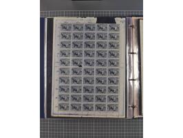 1922, meist postfrische, reichhaltige Prüf- und Vergleichssammlung der Mi.-Nr. 196, dabei viele Einzelmarken, Druckereizeiche