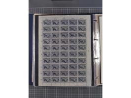 1922, meist postfrische, reichhaltige Prüf- und Vergleichssammlung der Mi.-Nr. 196, dabei viele Einzelmarken, Druckereizeiche