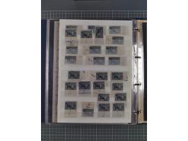 1922, meist postfrische, reichhaltige Prüf- und Vergleichssammlung der Mi.-Nr. 196, dabei viele Einzelmarken, Druckereizeiche