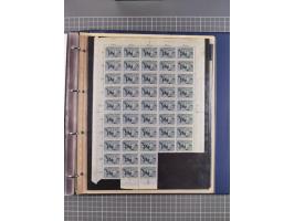 1922, meist postfrische, reichhaltige Prüf- und Vergleichssammlung der Mi.-Nr. 196, dabei viele Einzelmarken, Druckereizeiche