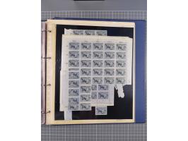 1922, meist postfrische, reichhaltige Prüf- und Vergleichssammlung der Mi.-Nr. 196, dabei viele Einzelmarken, Druckereizeiche