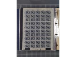 1922, meist postfrische, reichhaltige Prüf- und Vergleichssammlung der Mi.-Nr. 196, dabei viele Einzelmarken, Druckereizeiche