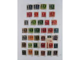 1849/1920, meist ungebrauchte und gestempelte Sammlung mit u.a. Mi.-Nr. 1Ia, 1Ib, 1IIa und 1IIb gestempelt bzw. auf Briefstüc