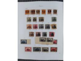 1849/1920, meist ungebrauchte und gestempelte Sammlung mit u.a. Mi.-Nr. 1Ia, 1Ib, 1IIa und 1IIb gestempelt bzw. auf Briefstüc