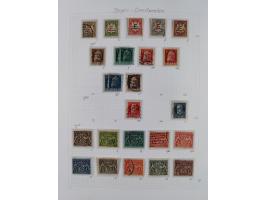 1849/1920, meist ungebrauchte und gestempelte Sammlung mit u.a. Mi.-Nr. 1Ia, 1Ib, 1IIa und 1IIb gestempelt bzw. auf Briefstüc