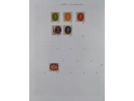 1849/1920, meist ungebrauchte und gestempelte Sammlung mit u.a. Mi.-Nr. 1Ia, 1Ib, 1IIa und 1IIb gestempelt bzw. auf Briefstüc