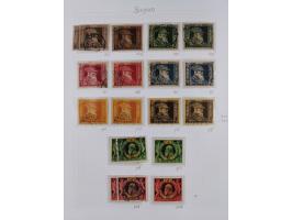 1849/1920, meist ungebrauchte und gestempelte Sammlung mit u.a. Mi.-Nr. 1Ia, 1Ib, 1IIa und 1IIb gestempelt bzw. auf Briefstüc