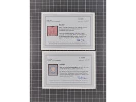 1849/1920, meist ungebrauchte und gestempelte Sammlung mit u.a. Mi.-Nr. 1Ia, 1Ib, 1IIa und 1IIb gestempelt bzw. auf Briefstüc