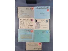 1923/45 (ca.), über 70 Briefe und Karten mit “BERLIN” Stempeln, verschiedenen Frankaturen, die Erhaltung leicht unterschiedli