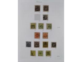 1855/67, ungebrauchte und gestempelte Sammlung, dabei u.a. Mi.-Nr. 4a postfrisch (KB Neumann BPP), Mi.-Nr. 5c ungebraucht (u.