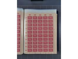 1922, meist postfrische Sammlung mit 100 Bogen ex Mi.-Nr. 246-57, teils sign. INFLA Berlin, in guter Erhaltung, teils übliche