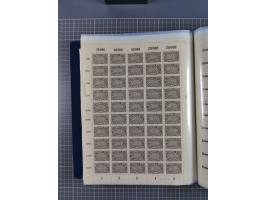 1922, meist postfrische Sammlung mit 100 Bogen ex Mi.-Nr. 246-57, teils sign. INFLA Berlin, in guter Erhaltung, teils übliche