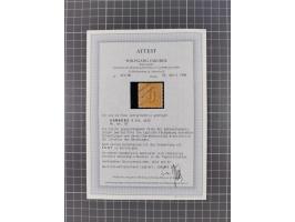 1859/67, ungebrauchte und gestempelte Sammlung mit einigen Farben. Dabei u.a. Mi.-Nr. 1 gestempelt (sign. Pfenninger und Lang