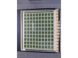 1919/23, meist postfrische Sammlung mit über 200 Bögen, bis auf wenige aufgetrennte Exemplare in kpl. Bogen, dabei auch etwas