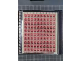 1919/23, meist postfrische Sammlung mit über 200 Bögen, bis auf wenige aufgetrennte Exemplare in kpl. Bogen, dabei auch etwas