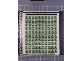 1919/23, meist postfrische Sammlung mit über 200 Bögen, bis auf wenige aufgetrennte Exemplare in kpl. Bogen, dabei auch etwas