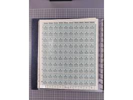 1919/23, meist postfrische Sammlung mit über 200 Bögen, bis auf wenige aufgetrennte Exemplare in kpl. Bogen, dabei auch etwas